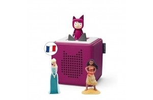 tonies Coffret Toniebox Au Royaume des Princesses Cassis, 2 Figurines Histoire + 1 Figurine Créatif, boîte à Histoire et Musique pour Enfant 3-7 Ans, conteur d'histoire Robuste & Facile à Utiliser