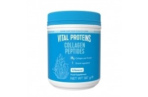 Vital Proteins Collagen Peptides complément alimentaire(Type I, III), Collagène hydrolysé Non Aromatisé, Cheveux, Ongles, Peau, Sans Gluten, Sans colorant ni Conservateur, 20g par portion, 587g