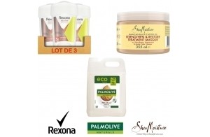 Rexona, Palmolive, Shea Moisture: une sélection de produits d'hygiène corporelle