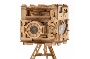 iDventure Cluebox PRO - Caméra photo Sherlocks : jeu de puzzle Escape Room - Puzzle 3D en bois délicat - Jeux de puzzle uniques - Brainteaser Box pour adultes et puzzles séquentiels