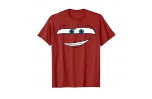 Disney Pixar Cars Lightning McQueen Big Face T-Shirt