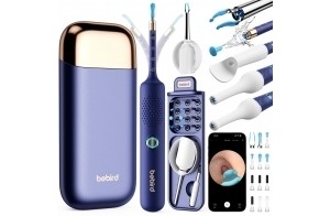 Nettoyeur Oreille Camera, 1920P HD Flexible Otoscope Oreille avec Pince, Cure Nettoyant Oreille pour l'examen des oreilles/nez/gorge, Outil de Nettoyage d'oreille pour Adultes et Enfants