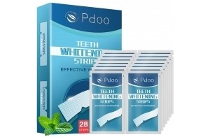 Bande Blanchiment Dentaire 28 Bandes - Blanchiment Dentaire sans Peroxyde - sans Sensibilité à la Douleur - Whitening Strips Efficace, Élimine Taches Café/Thé/Vin, Résultats Visibles Rapidement