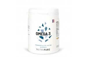 Omega 3 3000mg | Complément Alimentaire Défense | Huile de Poisson labélisée | Haute Concentration en EPA et DHA | Hautement Biodisponible | 90 gélules | Cure de 1 mois | Made in France | Nutripure