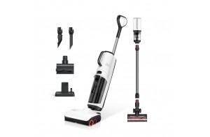 roborock Dyad Pro Combo 5-en-1 Aspirateur Balais Laveur sans Fil, pour Eau et Poussière 17000Pa pour Tapis, Mini-Brosse Motorisée et 2 Tête de Nettoyage, APP & Nettoyage Intelligent