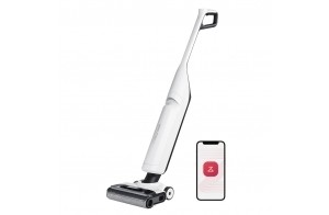 roborock Flexi Humides & Sèches Aspirateur Balai sans Fil 17,000Pa, Aspirateur Laveur FlatReach™, Nettoyage Bord à Bord≤1mm, Rouleau Auto-nettoyant à 60℃ & Séchage Automatique à 55℃