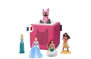 tonies Coffret Au Royaume des Princesses Rose avec 4 Figurines Histoire et 1 Figurine Créatif, boîte à Histoire et Musique pour Enfant 3 à 7 Ans, conteur d'histoire Robuste & Facile à Utiliser