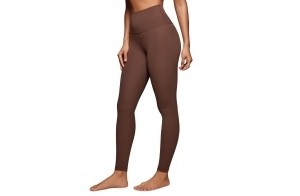 CRZ YOGA Femmes Butterluxe Yoga Leggings 71cm - Taille Haute Ultra Douce Entraînement Leggings Café Marron 40