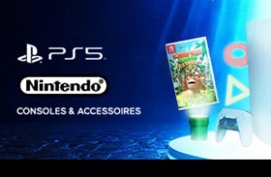 Consoles PS5, Nintendo… et accessoires