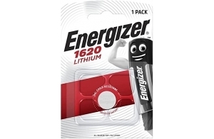 Energizer Battery CR1620 Lithium 1-pak, 235329