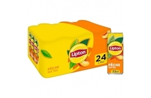 Lipton Ice Tea Pêche Canettes 24x33CL