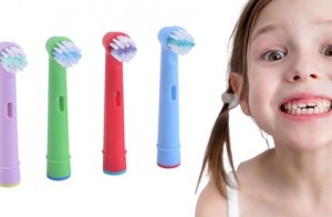 Lot de 4 têtes de brosse à dents aux poils souples pour enfants : 2